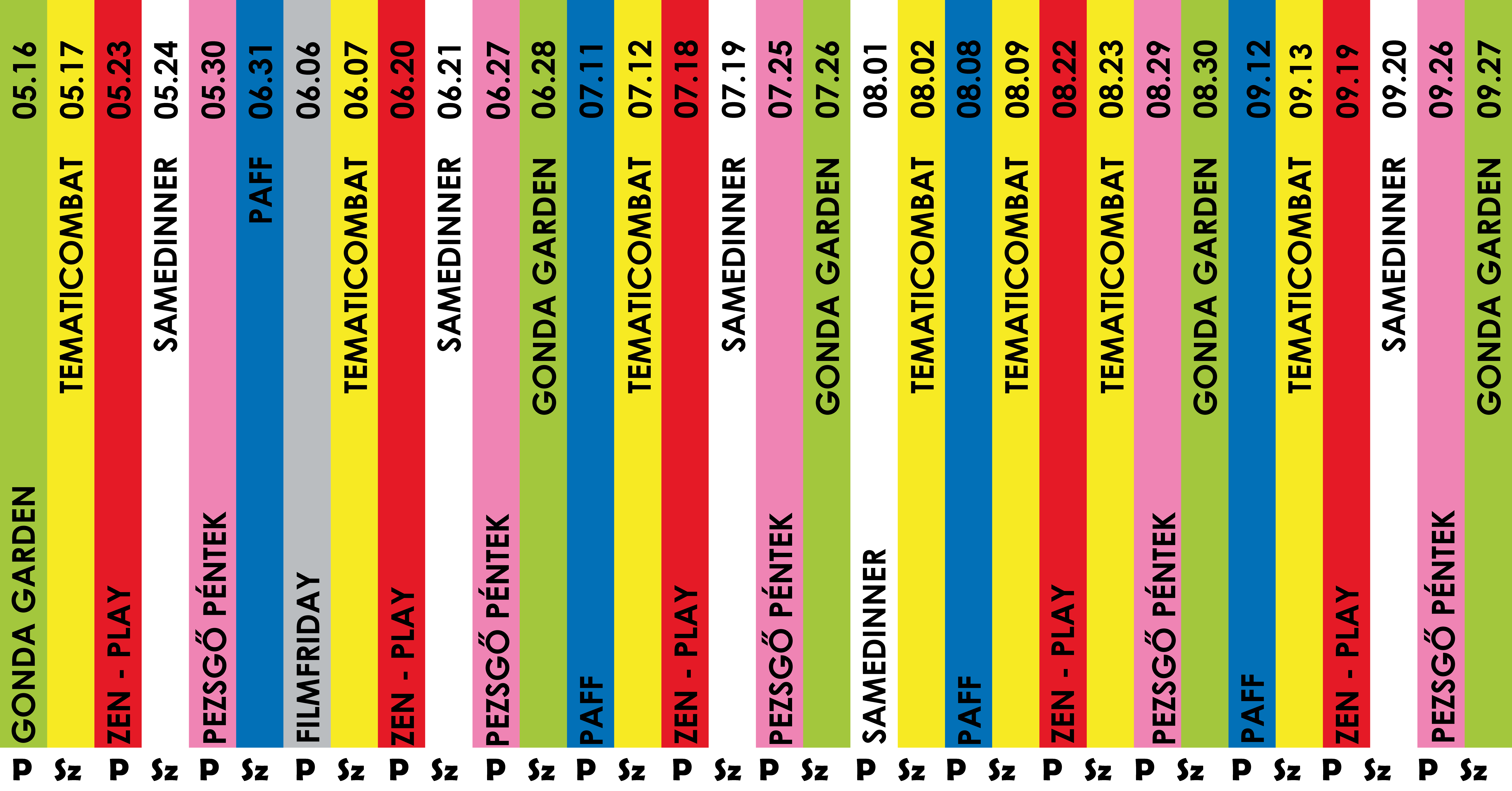 Gonda pincészet éves program