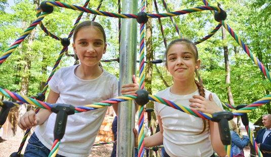 Állatkerti játszótér átadása 