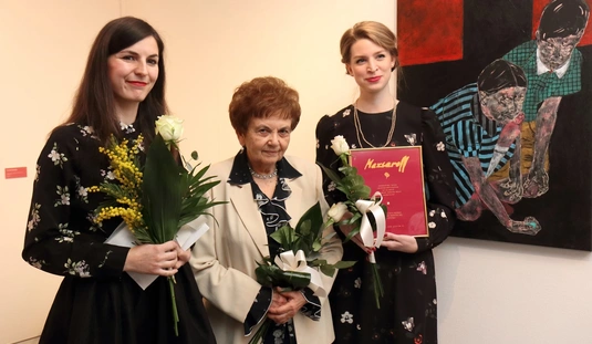 Mazsaroff díjátadó a Miskolci Galériában 