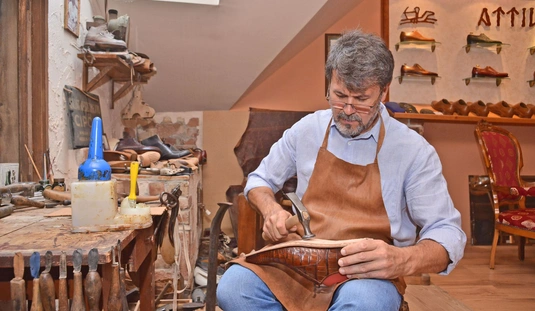 Kovács Attila cipész műhelye