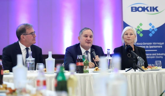 Nagy Márton nemzetgazdasági miniszter a Kopátsy Sándor Klubban