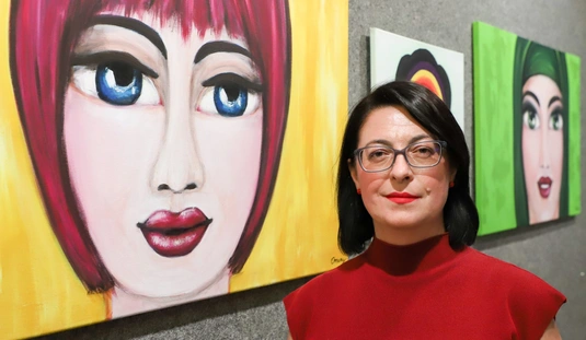 Nagy Mónika "Lélektükör"című kiállítása az Ifiházban