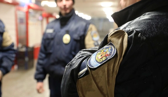 Rendészeti ellenőrzés a Centrumnál. Fotó: Juhász Ákos