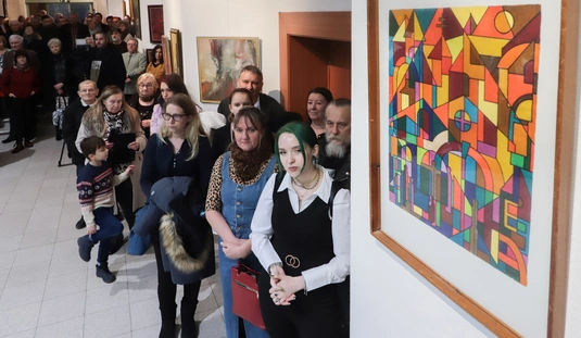 AZ  50 éves  Diósgyőri Képzőművész Stúdió 76’ kiállítása a Mühában