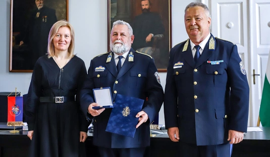 Közbiztonságért és tűzbiztonságért díjátadó a vármegyeházán