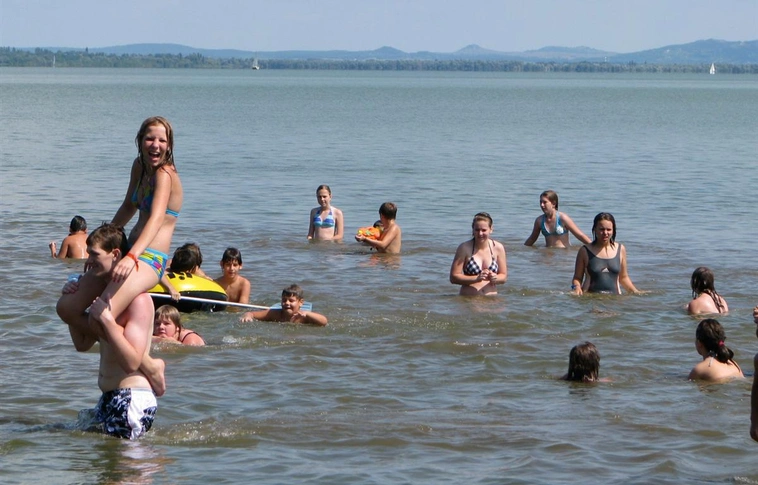 A Balatonon nyaraltak