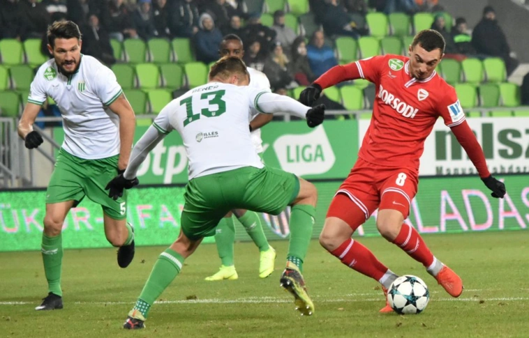 Nem bírt egymással a DVTK és a Haladás