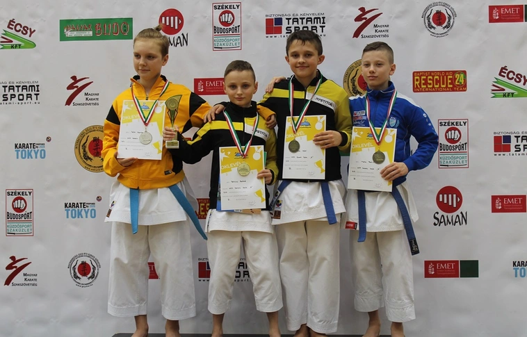 Csupa dobogós helyezés a miskolci karatékáktól