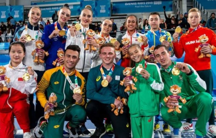 Magyar tornászarany csapatban az ifjúsági olimpián