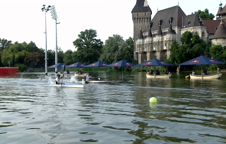 Magyar győzelmek a városligeti kajak-kenu vízisprinten