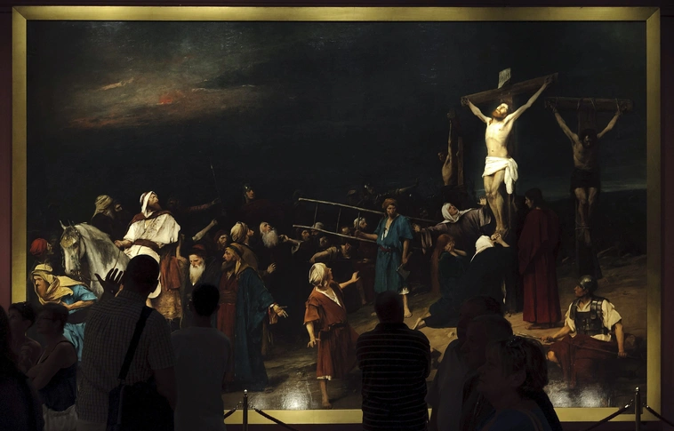 A kormány megvásárolta Munkácsy Golgota című festményét