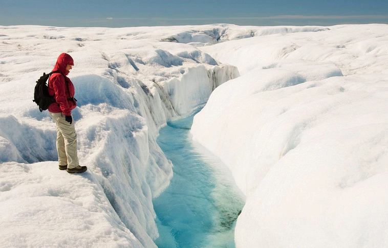 Az olvadó grönlandi jégtakaró folyamatosan bocsát ki metángázt a légkörbe