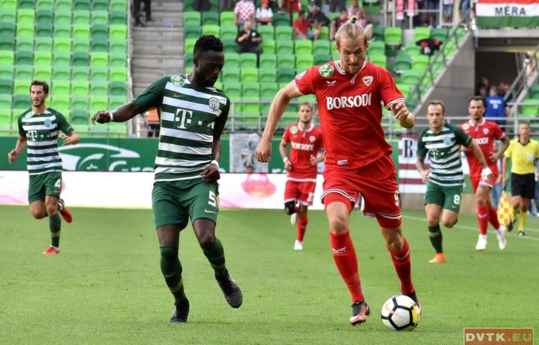 Antal Botond volt a DVTK legjobbja, de így is négyet kaptak a Fraditól