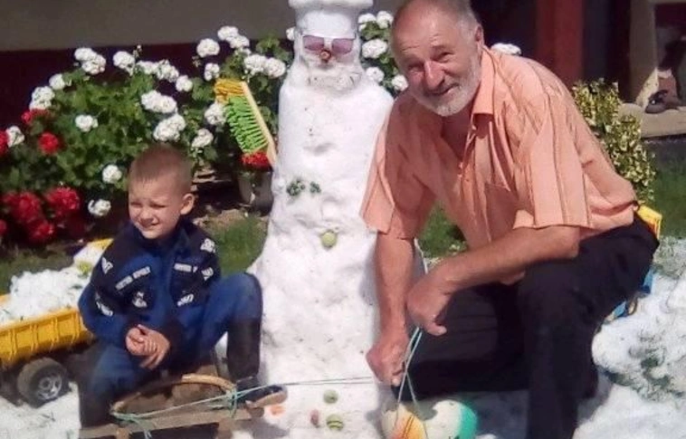 Megbolondult az időjárás: napszemüveges, júniusi hóember Borsodban!