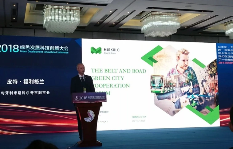 Miskolc zöld és okos fejlesztéseiről Kínában