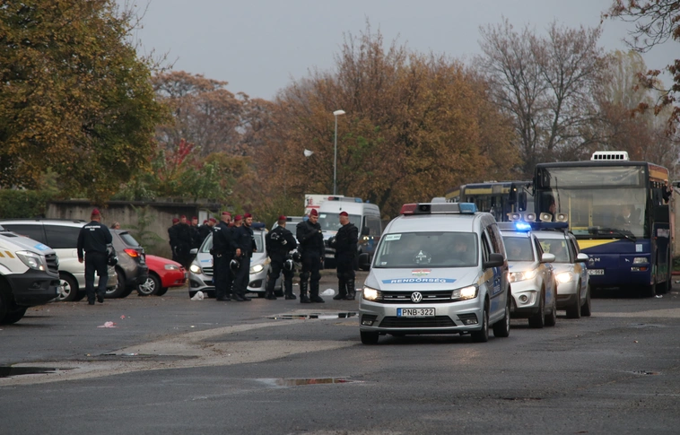 DVTK-Fradi: óriási volt a rendőri készültség Miskolcon 