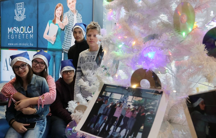 Széppé varázsolták a Miskolci Egyetem karácsonyfáit (Képgalériával)