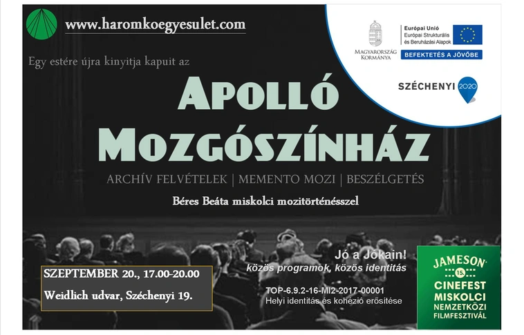 Újra kinyitja kapuit Miskolc első mozija!