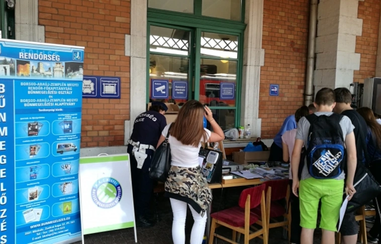 Bűnmegelőzés a pályaudvaron