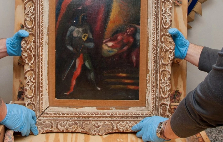 Harminc év után került elő egy ellopott Chagall-festményt