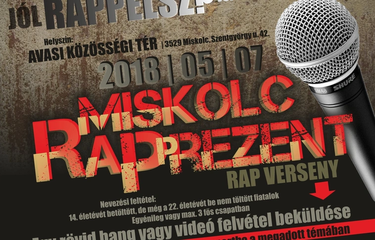 „Miskolc RapPrezent” 2018 – A miskolci életérzésről, pozitív életszemléletről rappelnek a fiatalok