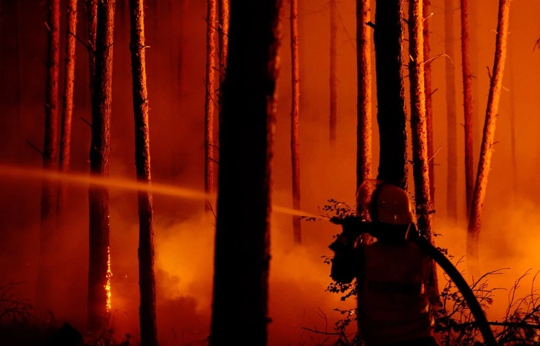 Sikerült megfékezni a Berlin közelében pusztító tüzet