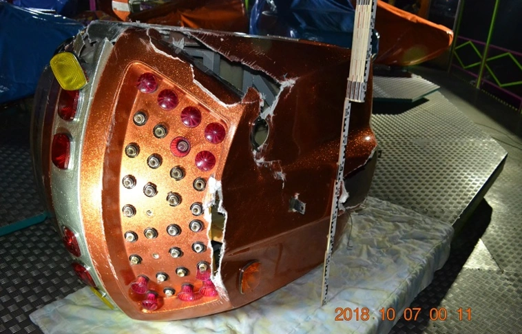 Leszakadt egy hintakabin a búcsúban