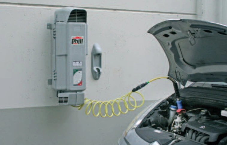 A garázsában saját „CNG (gáz) töltőállomást” épített