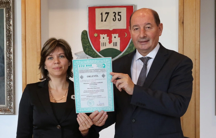 Nemzeti Díjat nyert a Miskolci Egyetem minőségfejlesztési oktatási programja