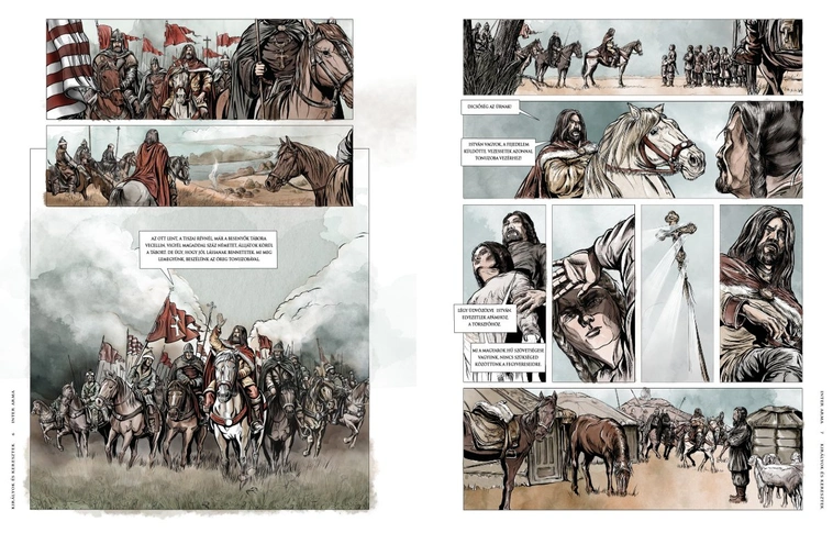 Az államalapításról szóló képregénnyel van jelen Magyarország a brüsszeli képregény-fesztiválon