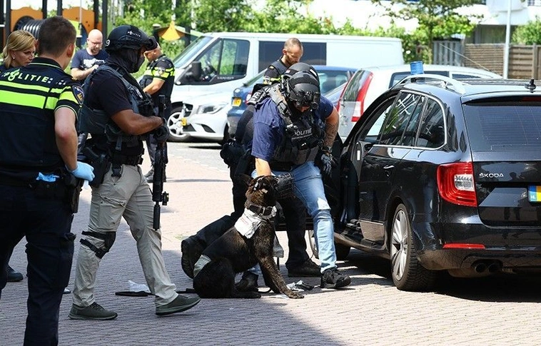 Leszúrt egy rendőrkutyát a szíriai migráns