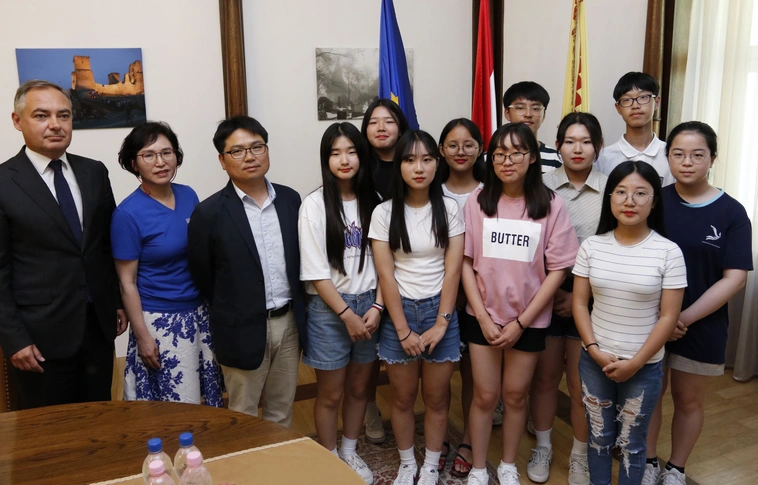 Újra meglátogatták Miskolcot az asani diákok