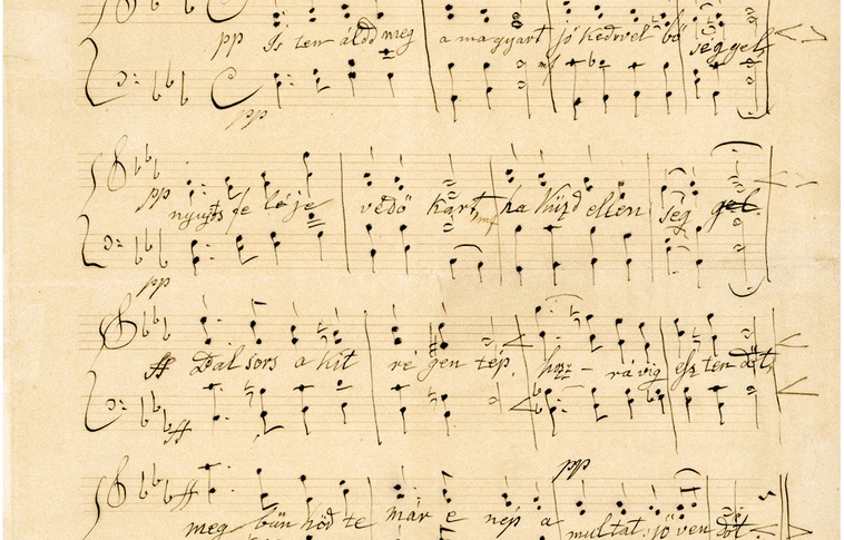 Erkel-kézirat került a gyulai Erkel Ferenc Múzeum tulajdonába