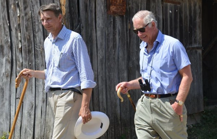 Székelyföldön járt a brit trónörökös