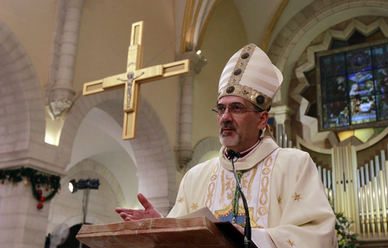 Az utóbbi évek legnagyobb tömege érkezett Betlehembe az éjféli misére