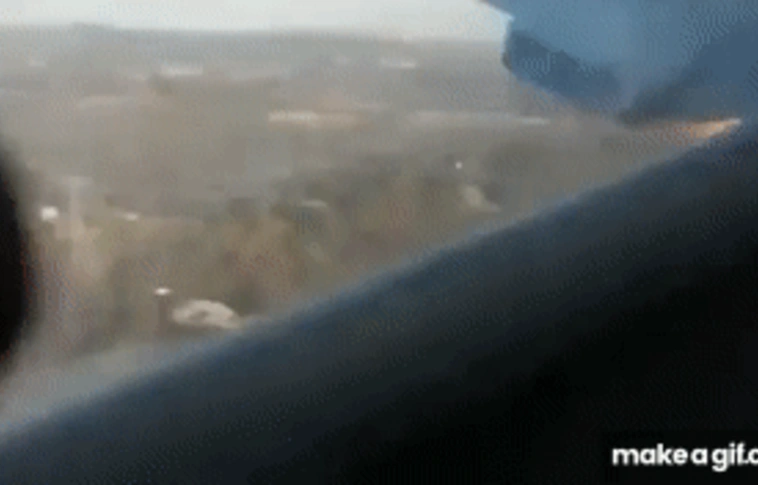 Egy utas felvette videóra, ahogy lezuhan a repülőgépük