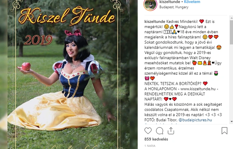 Kiszel Tünde mint Disney-hercegnő?