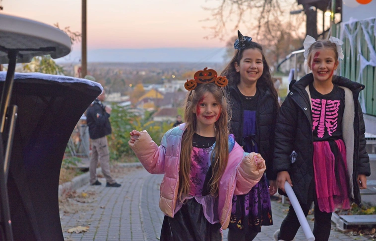 Halloween a Rácz soron. Fotó: Osztie Tibor