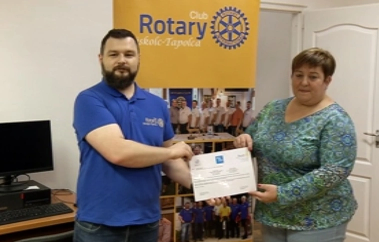 Rotary Club Miskolc adományátadás