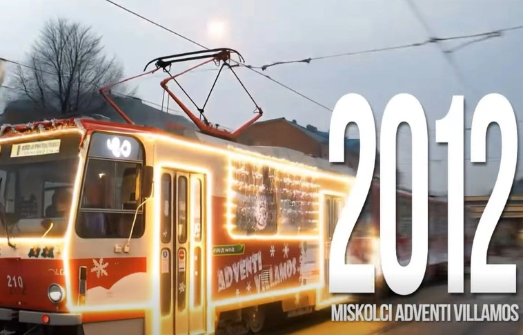 Miskolci adventi villamos történelem