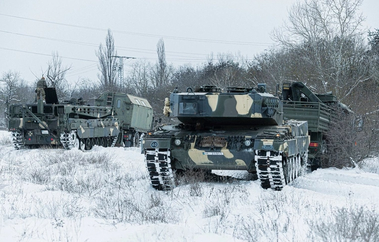 Leopard 2 A4 harckocsi. Forrás: Facebook/Szalay-Bobrovniczky Kristóf