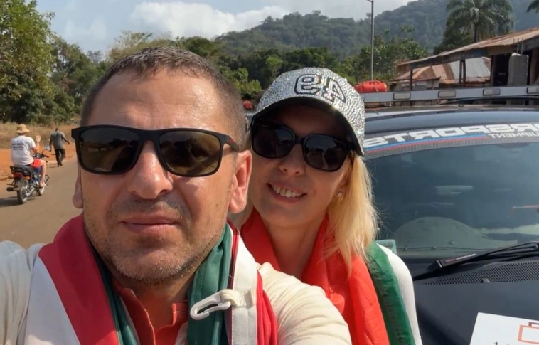 Célegyenesben a miskolci páros. Forrás: Facebook/EXC Team