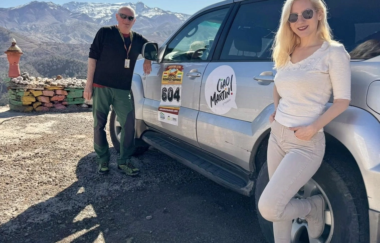 Dr. Mészáros Eszter és édesapja, Mászáros Pál