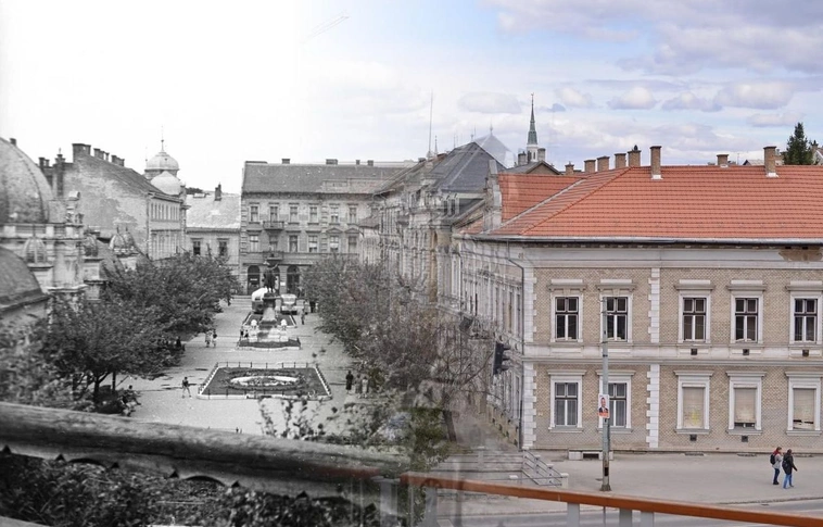 Akkor és most Erzsébet tér