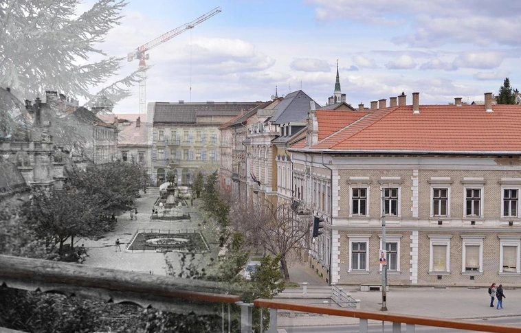 Erzsébet tér akkor és most