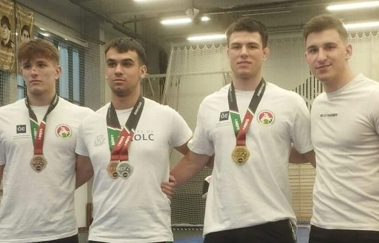 Szinay Szabolcs, Bíró Balázs, Szinay Csaba és Farkas Ádám (balról jobbra). Fotó: magánarchívum