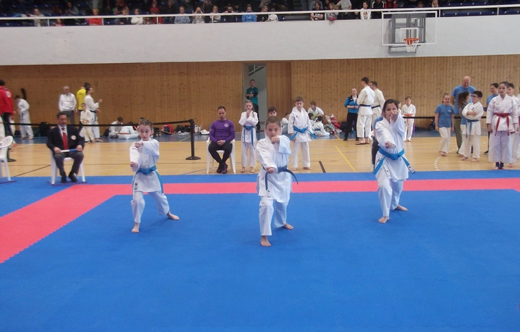 Csaknem háromszázan versenyeznek az egyetemi körcsarnokban. Fotó: KT  