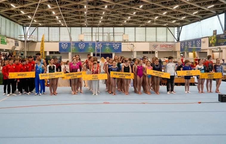 Csaknem hatszázan vetélkedtek. Képünkön: a mezőny egy része. Fotó: MDSZ 