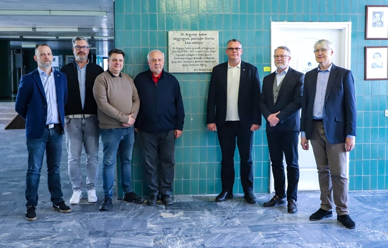 emléktáblát avattak Dr. Kígyóssy Andrásnak Fotó: Mocsári László