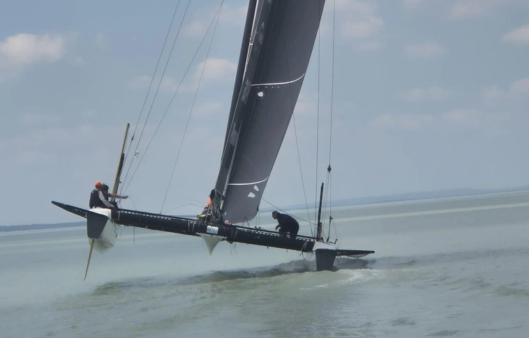 A Deboti Racing Team hajója. Fotó: magánarchívum